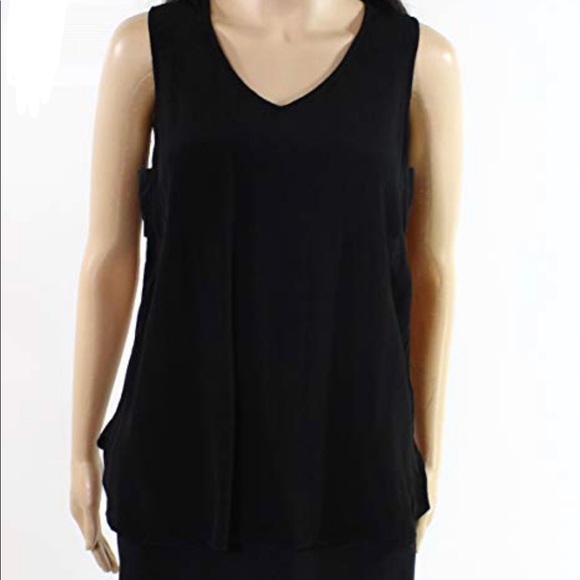 Black tank with cut out sides - Picture 2 of 2